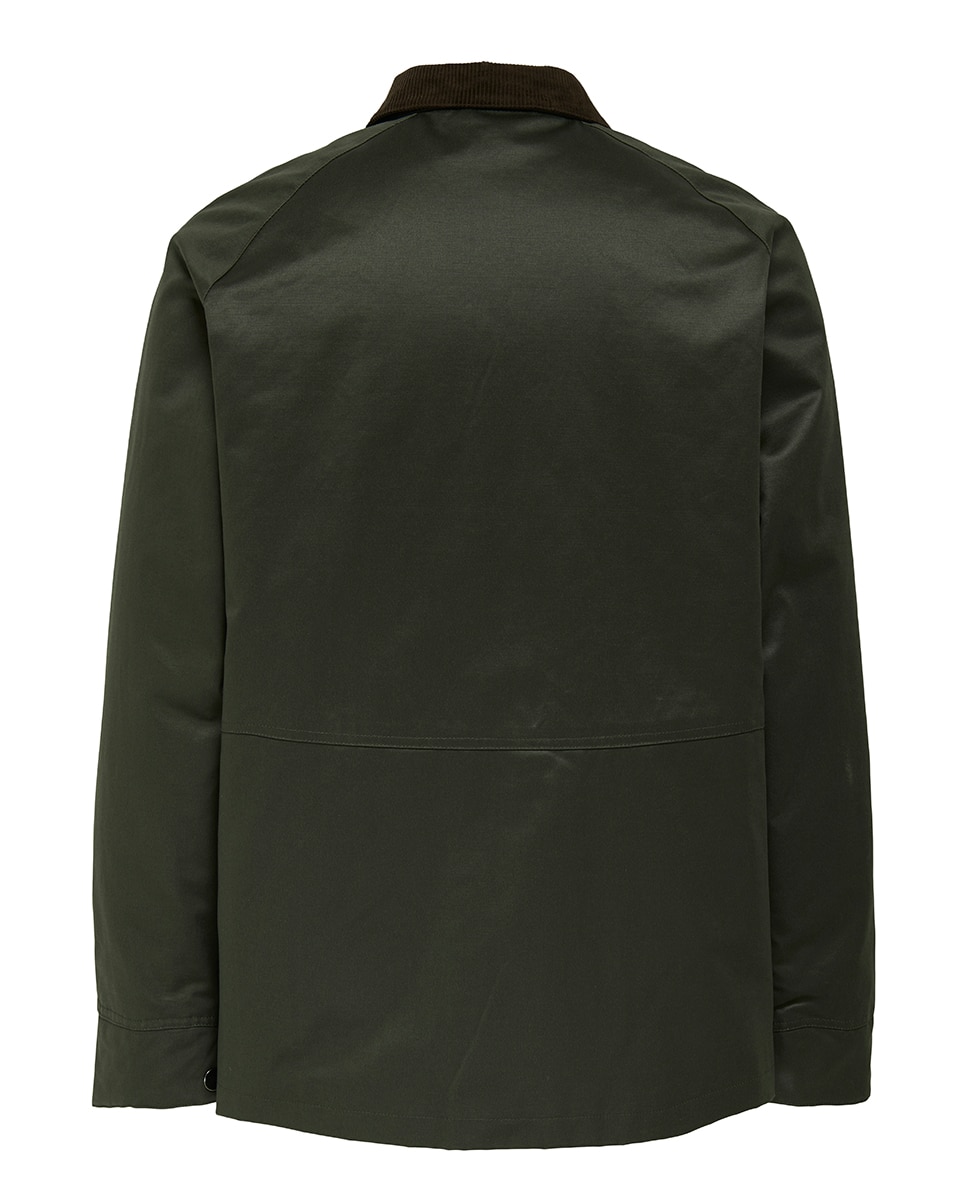 Blusão Estilo Barbour Regular Fit Verde-militar-5