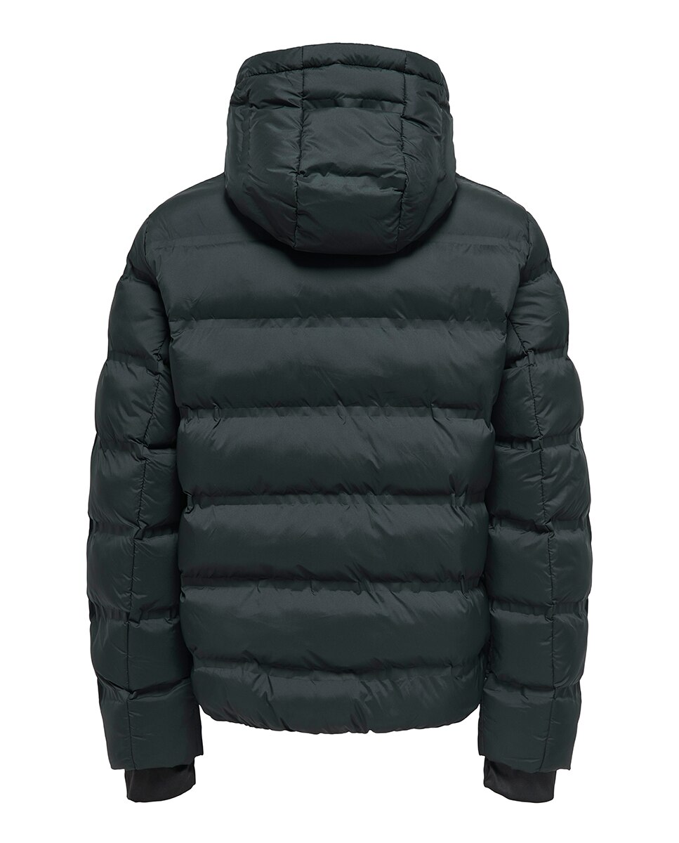 Sobretudo Acolchoado Regular Fit Preto-7