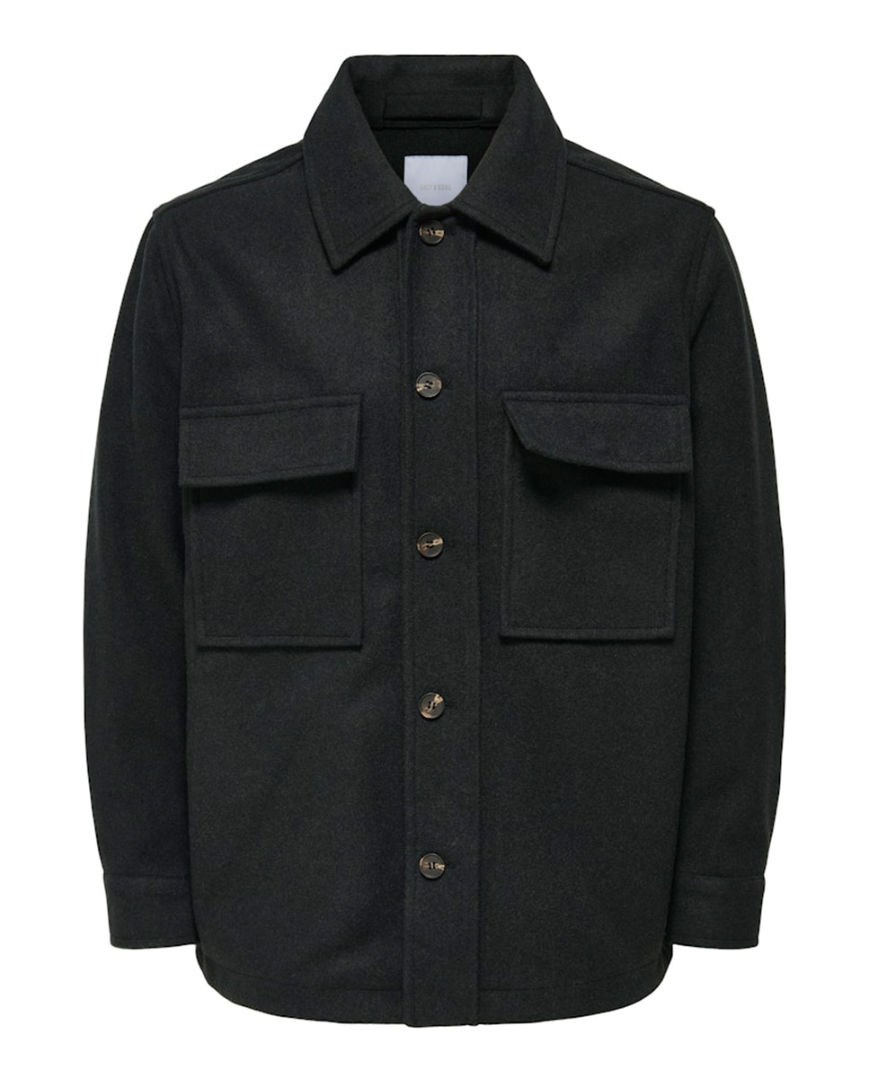 Blusão Regular Fit Cinzento-escuro-5