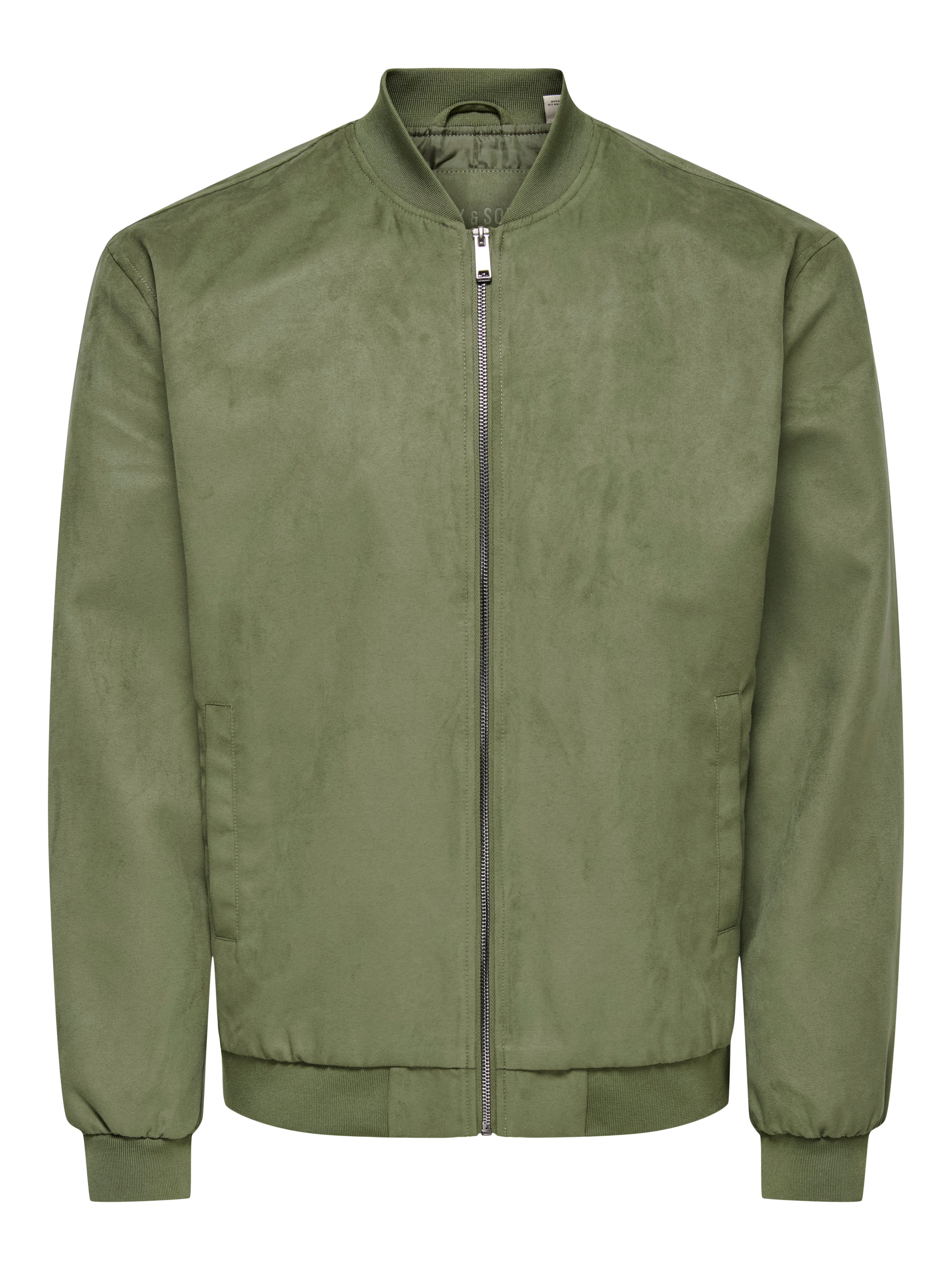 Blusão Bomber de Homem Regular Fit Verde-2