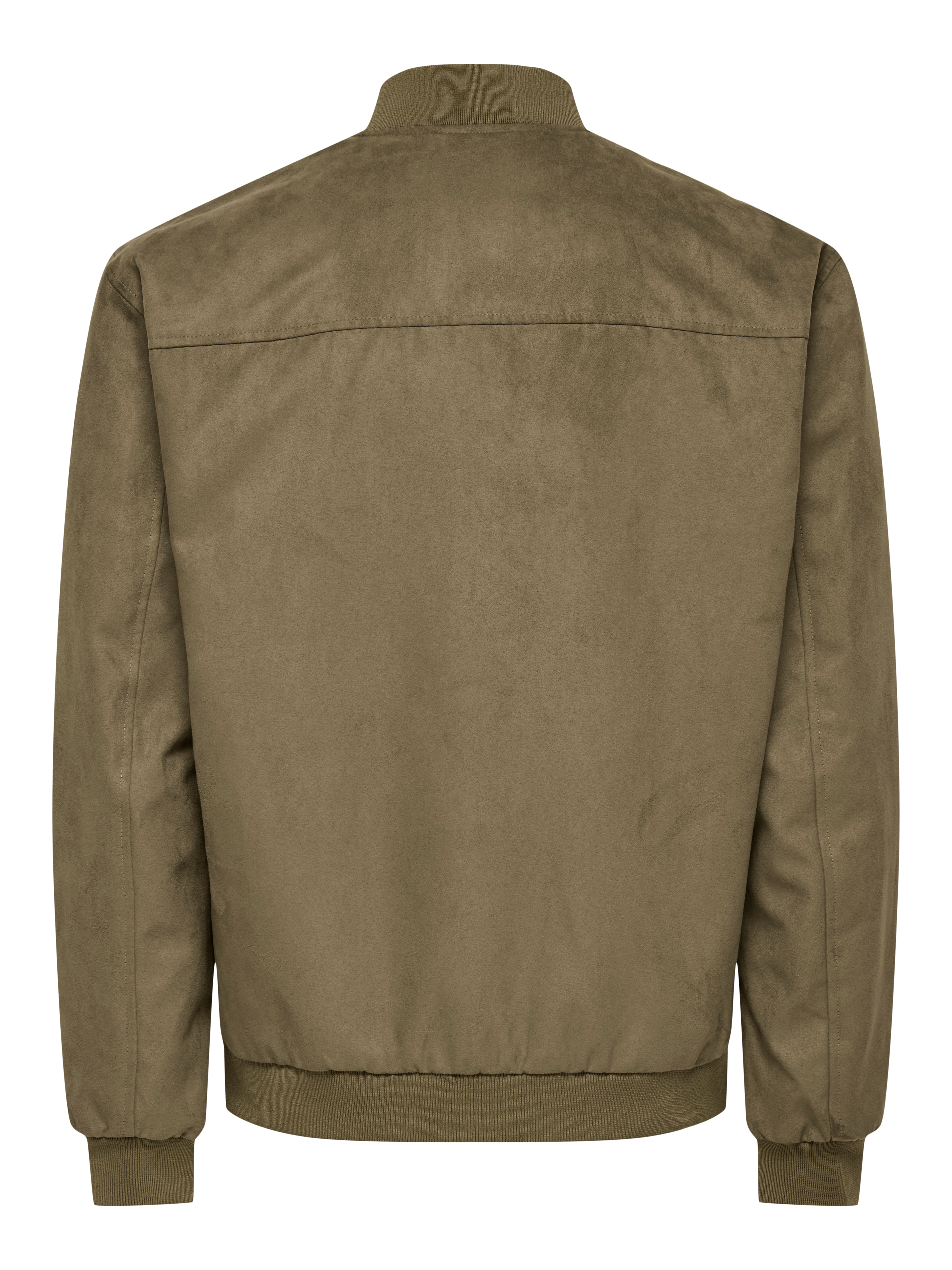 Blusão Bomber de Homem Regular Fit Castanho-6