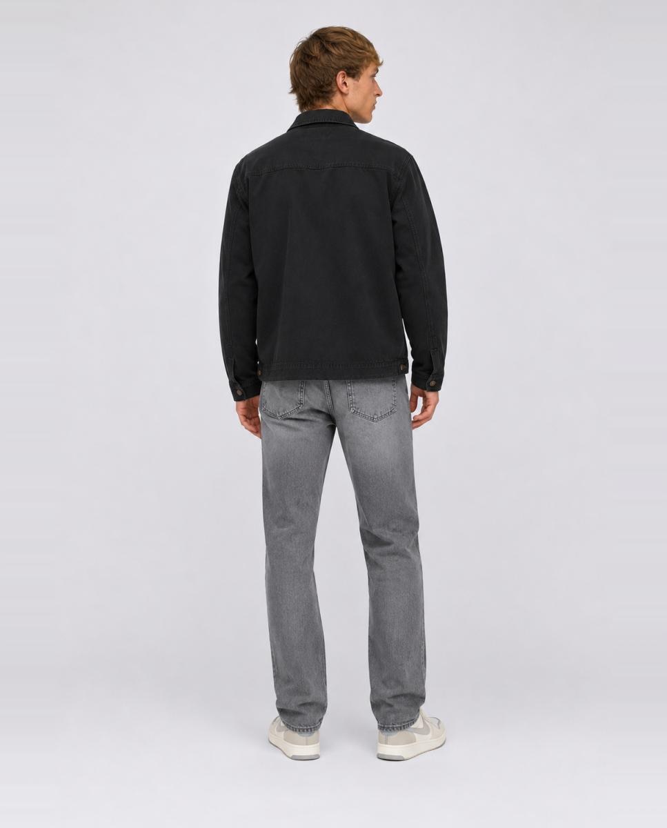 Blusão Regular Fit 100% algodão Preto-2