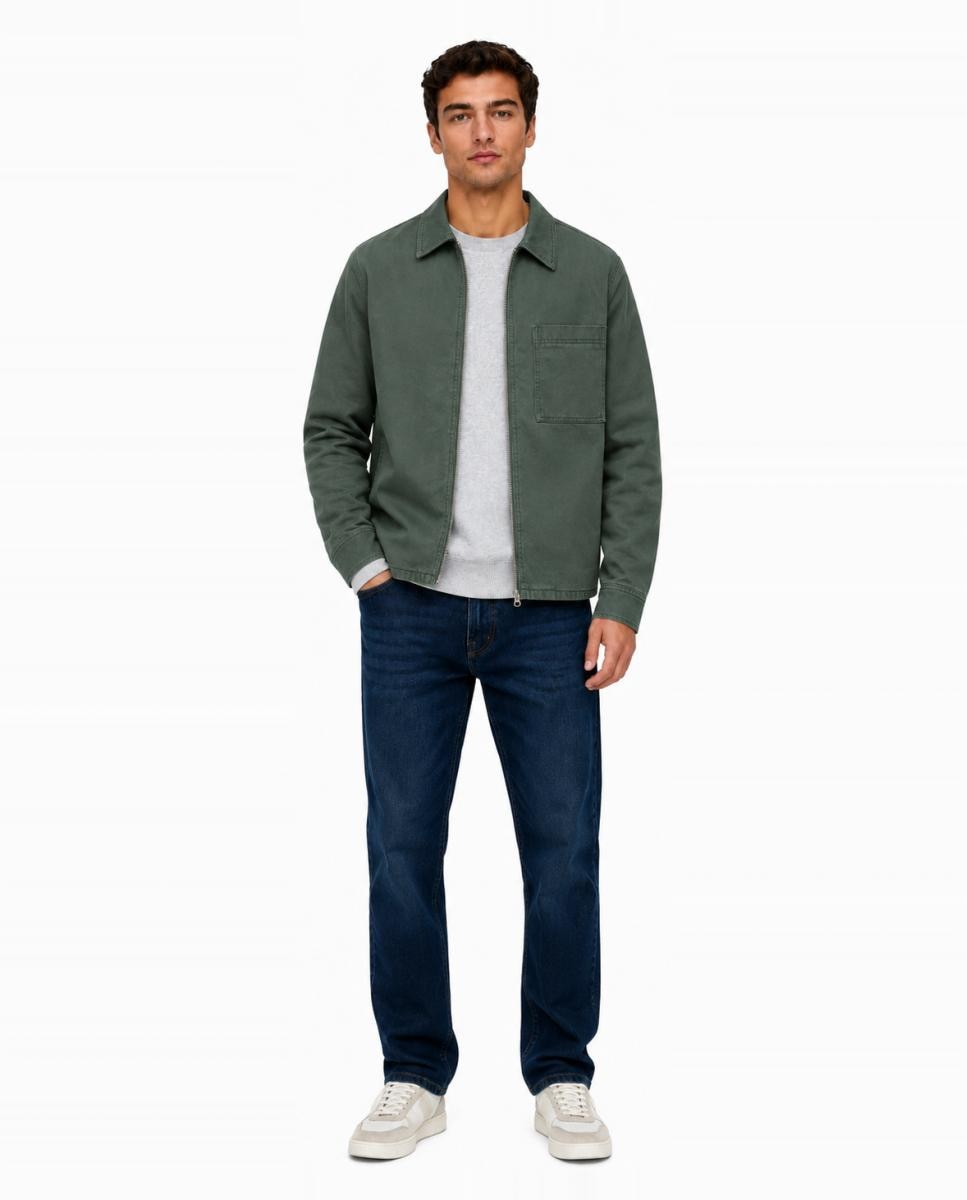 Blusão Regular Fit 100% algodão Verde-2