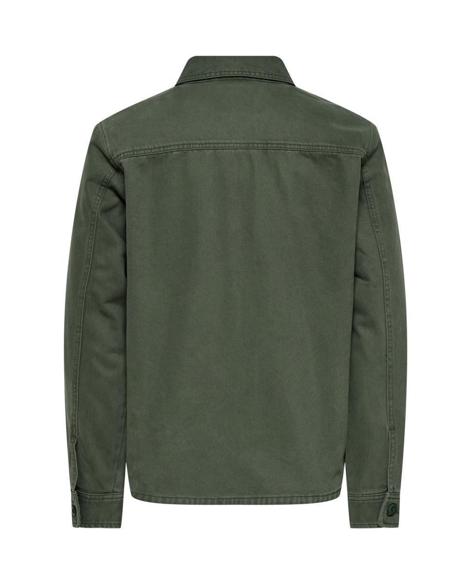 Blusão Regular Fit 100% algodão Verde-5