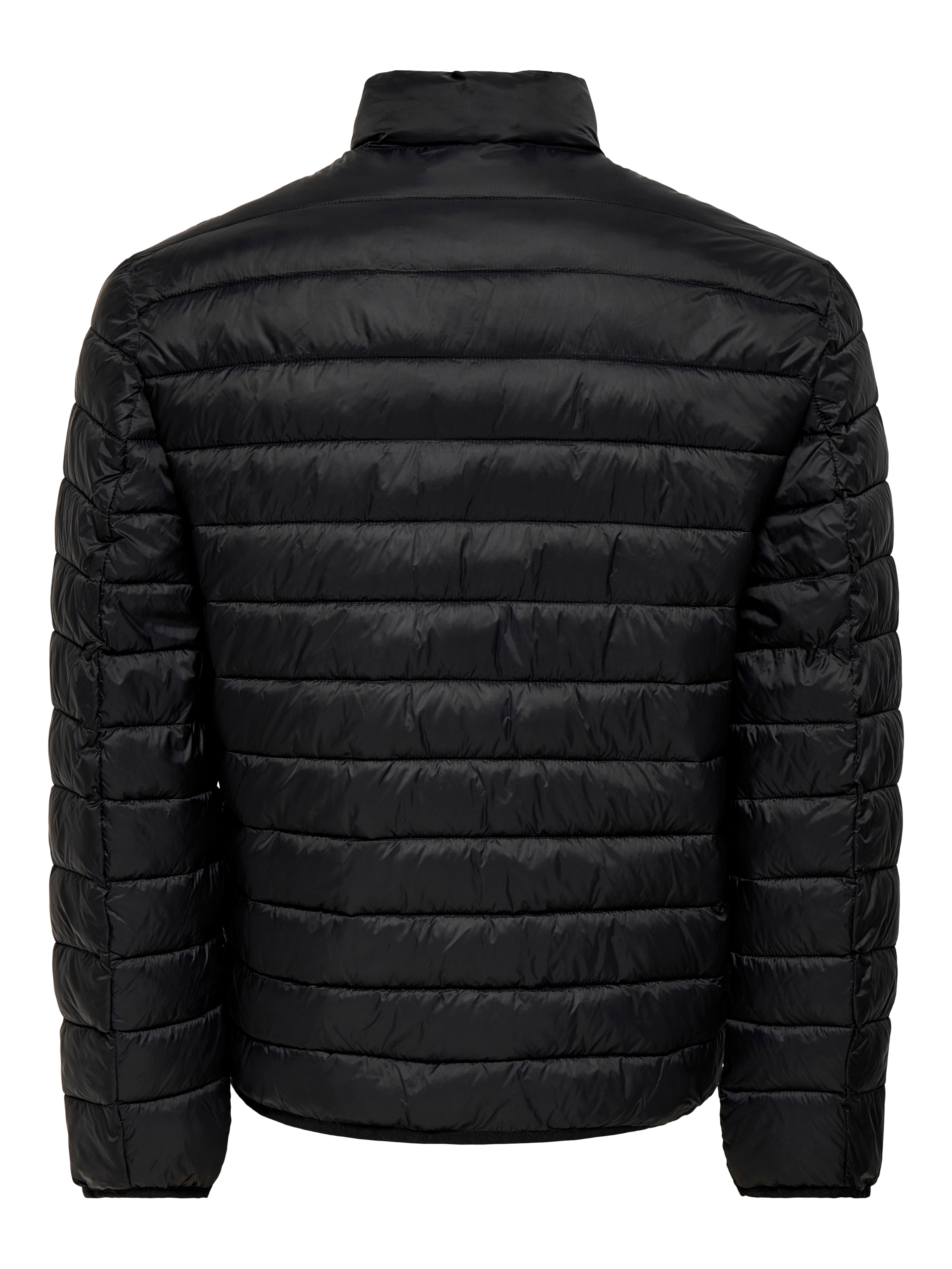 Sobretudo Ultraleve para Homem Preto-4
