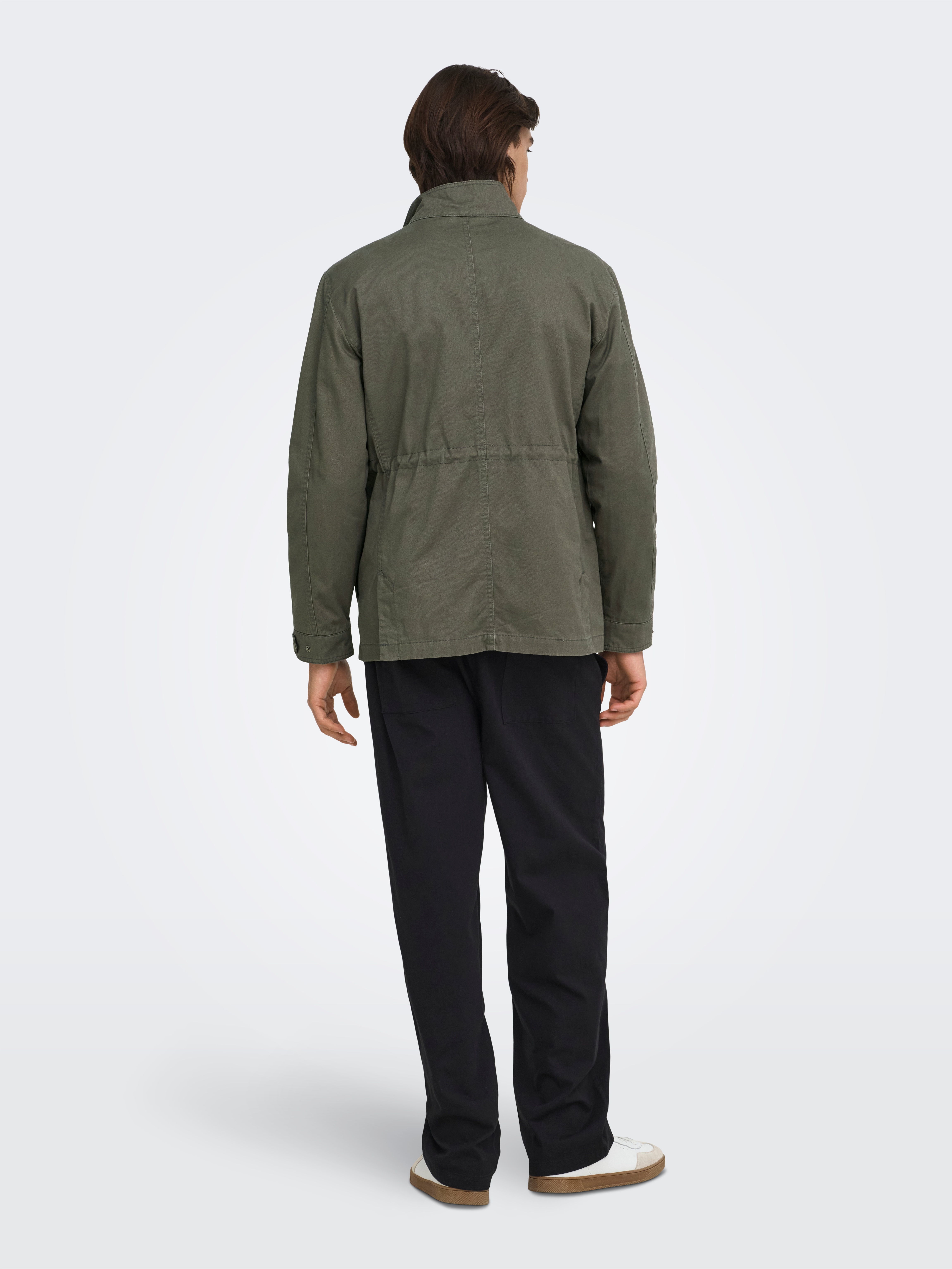 Casaco Safari para Homem Verde-escuro-2
