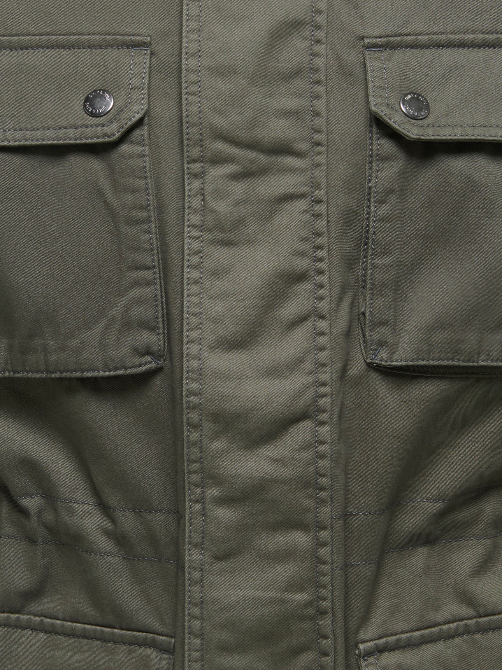Casaco Safari para Homem Verde-escuro-4