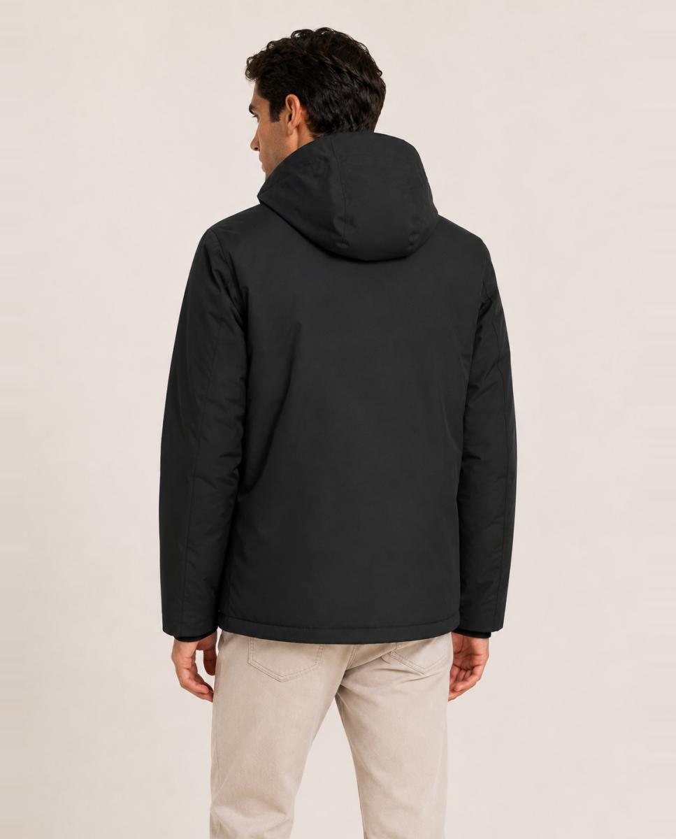 Parka técnica de hombre con capucha. - Only & Sons - Negro Negro-2