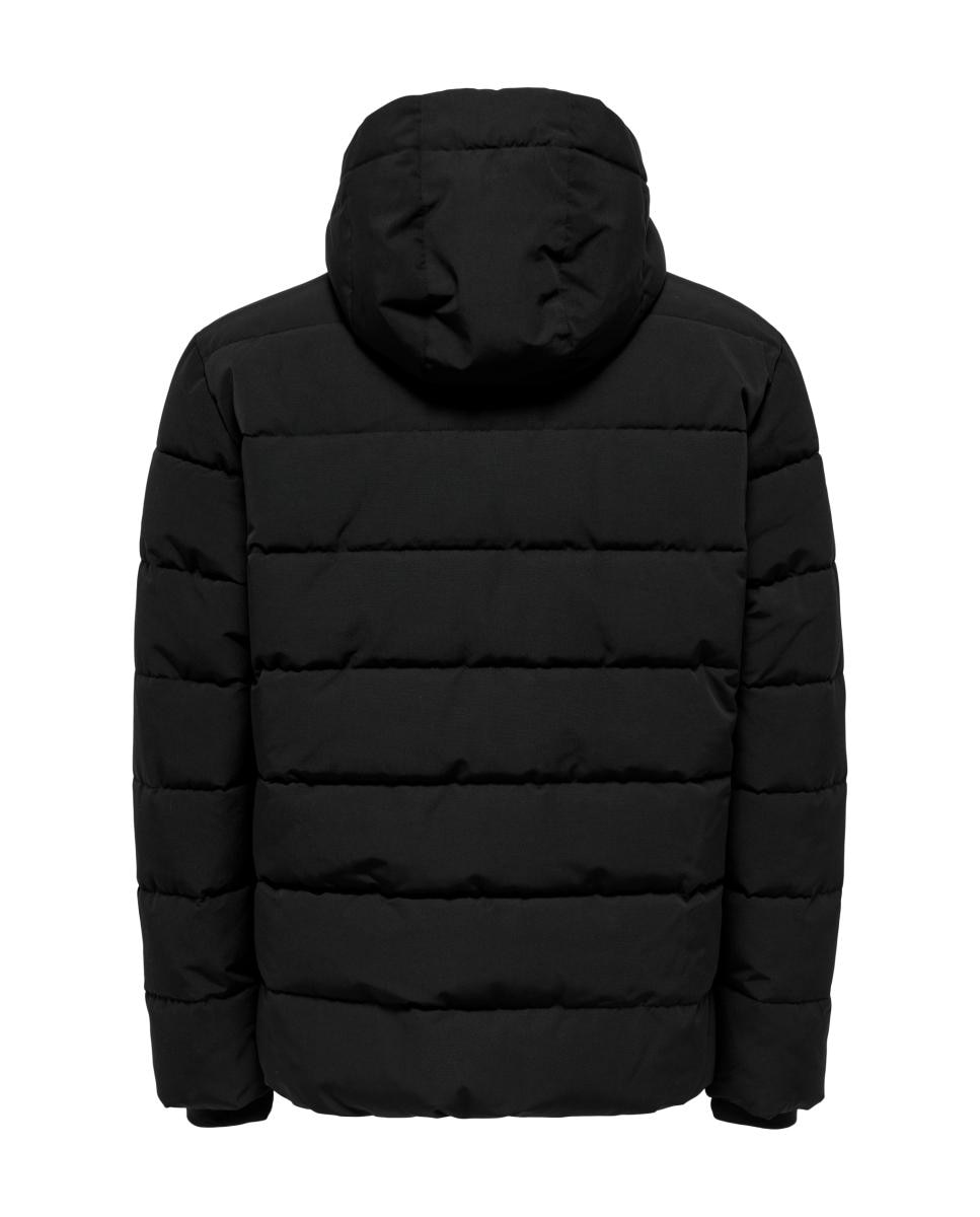 Abrigo técnico de hombre resistente al agua - Only & Sons - Negro Negro-7