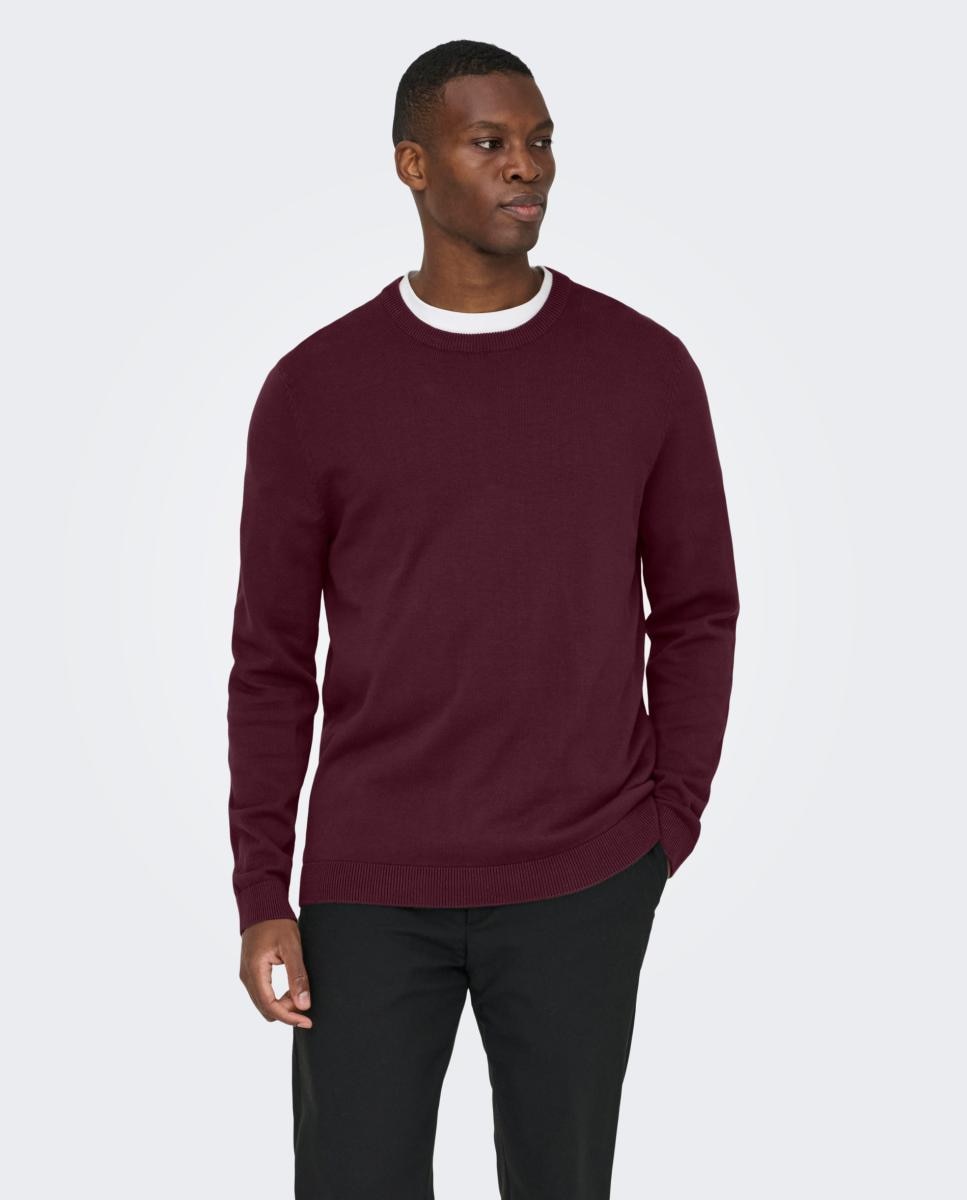 Imagem 0 de Camisola de Malha com Decote Redondo