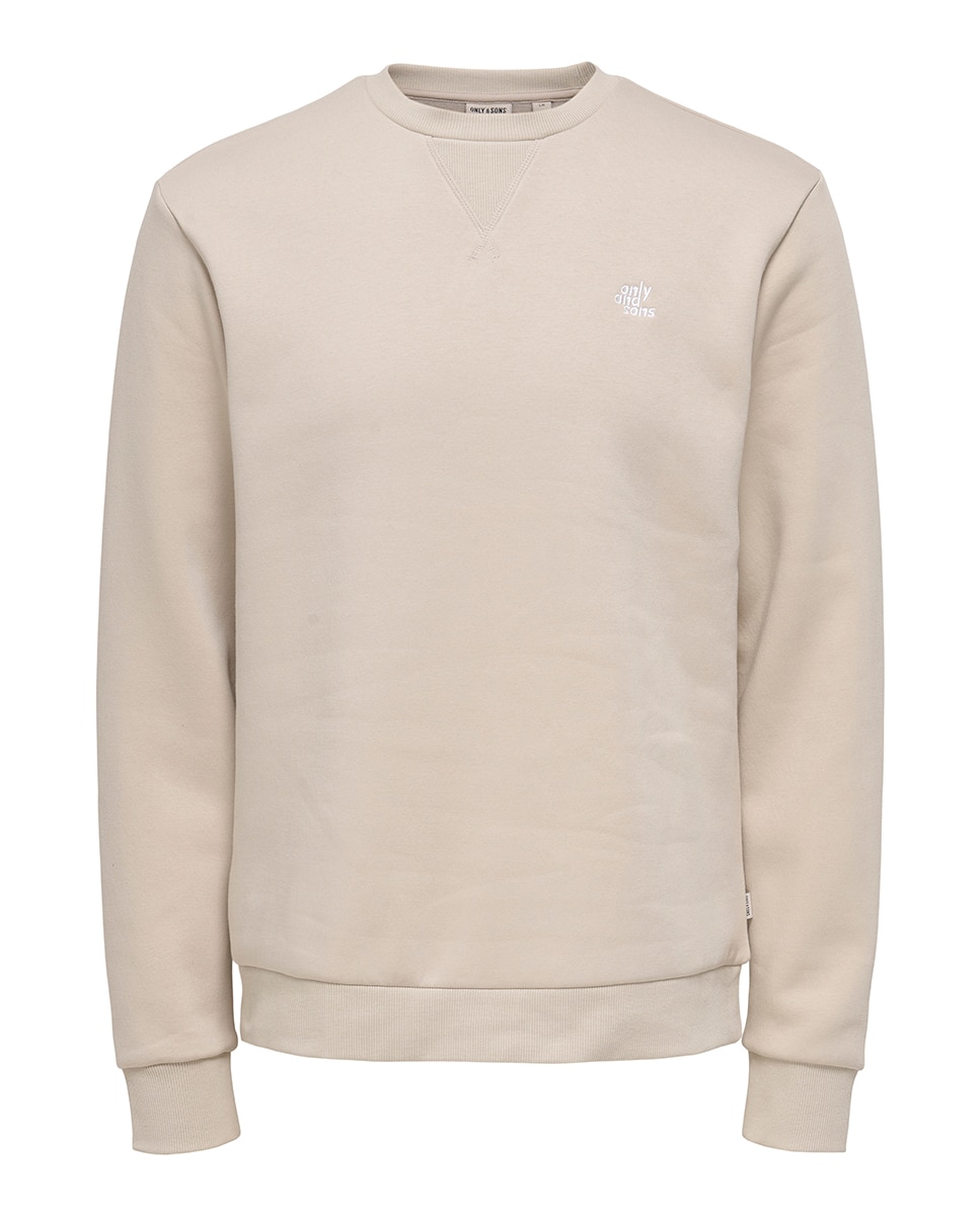 Sweatshirt Regular Fit Bege-1