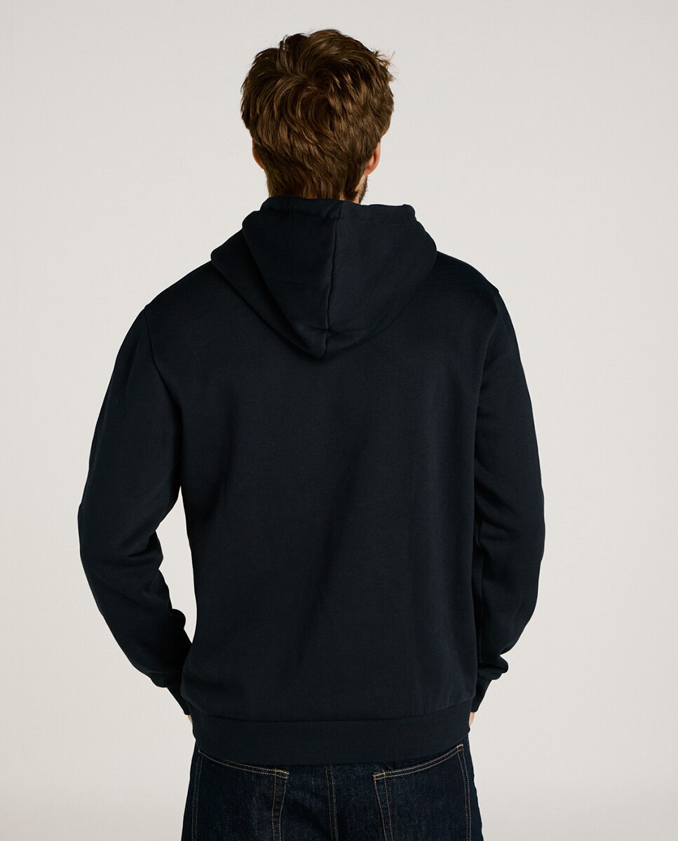 Sweatshirt regular fit com capuz Preto-2