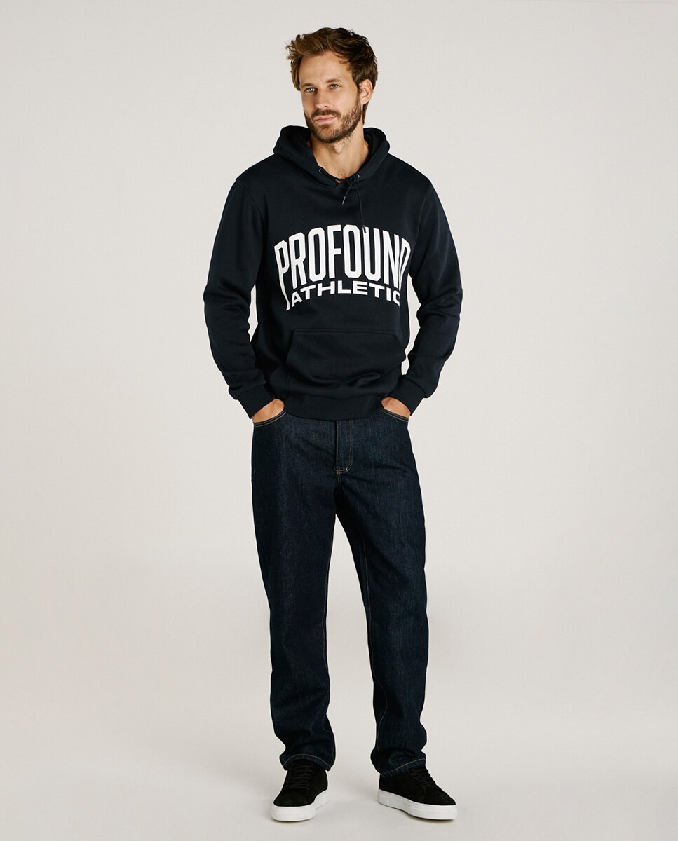 Sweatshirt regular fit com capuz Preto-6