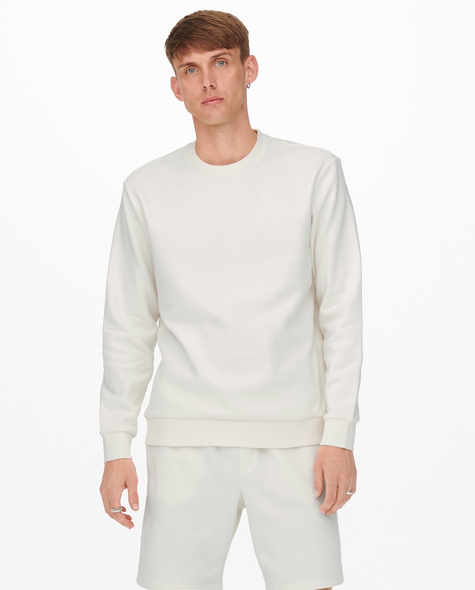 Imagem 0 de Sweatshirt de homem com decote redondo