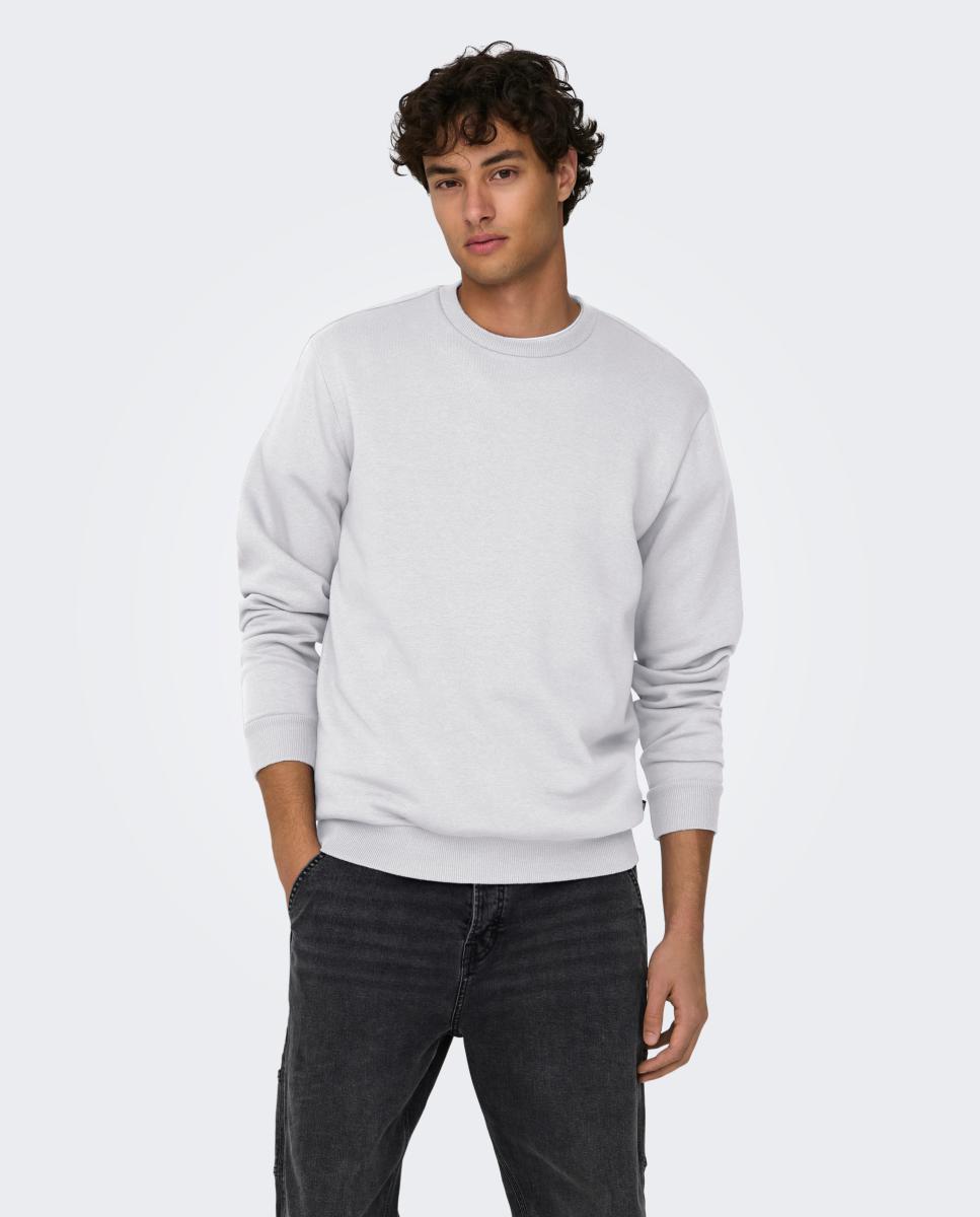 Imagem 0 de Sweatshirt de Homem Básica com Decote Redondo