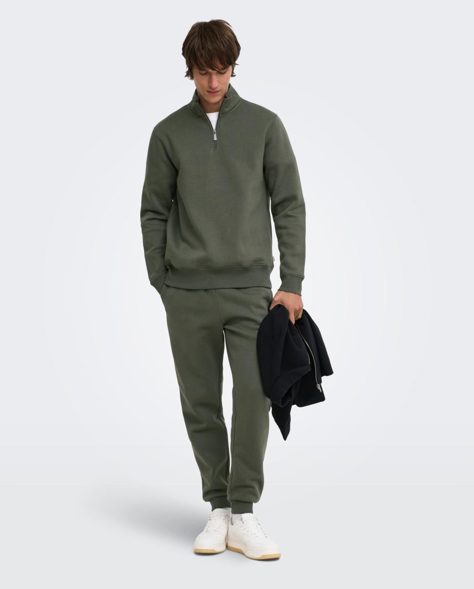 Imagem 0 de Sweatshirt Básica com Gola Alta