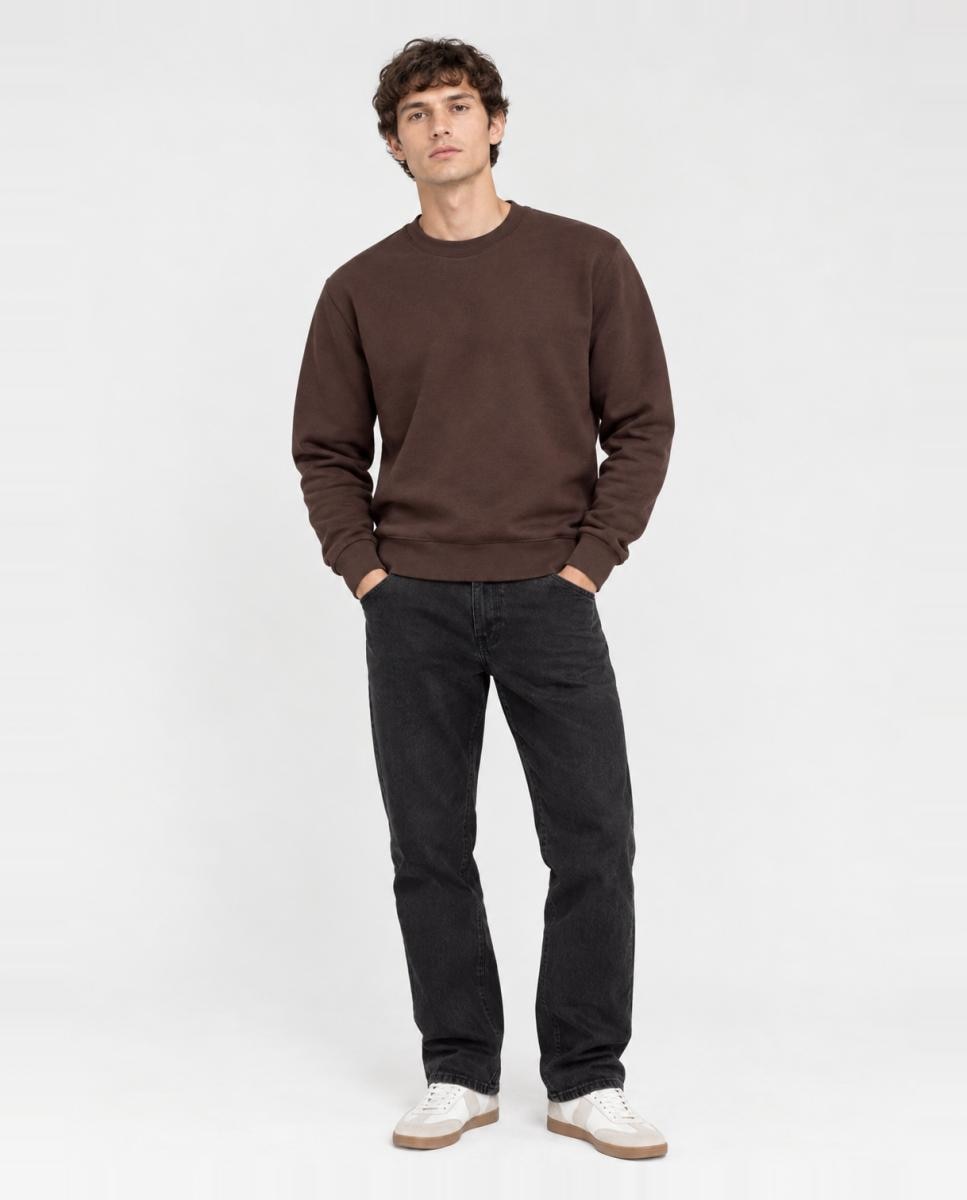 Sudadera de hombre regular fit. - Only & Sons - Marrón oscuro Marrón oscuro-5
