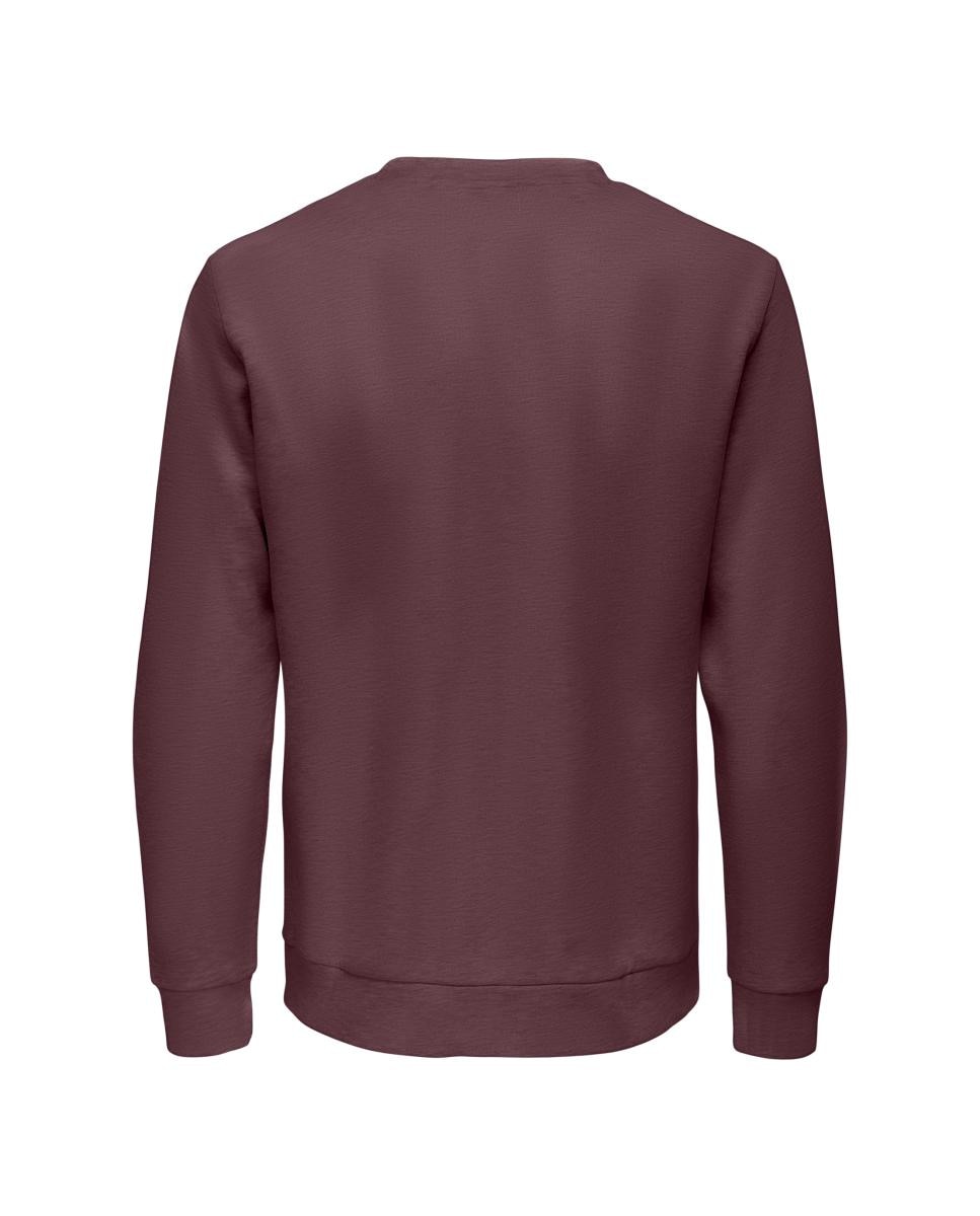 Sudadera de hombre regular fit. - Only & Sons - Morado Morado-5