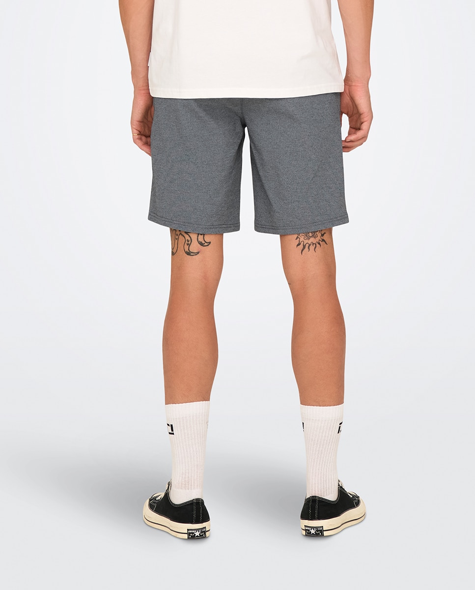 Bermudas chino Cinzento-3