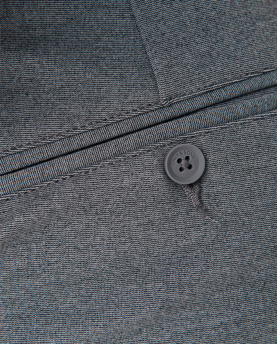 Bermudas chino Cinzento-5