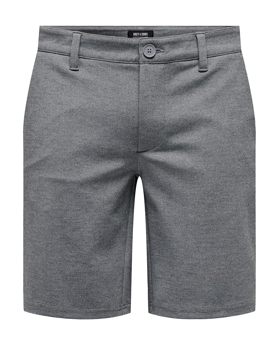 Bermudas chino Cinzento-7