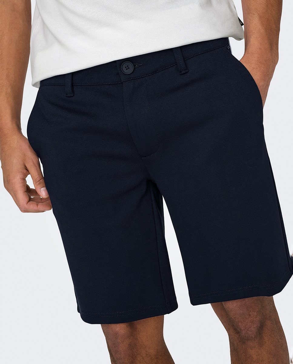 Bermudas chino Azul-marinho-4