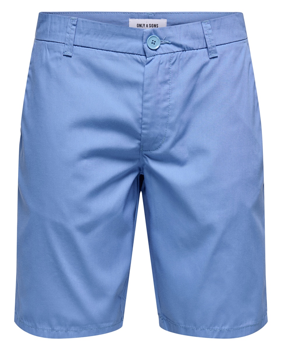 Bermudas Slim Fit Azul-6