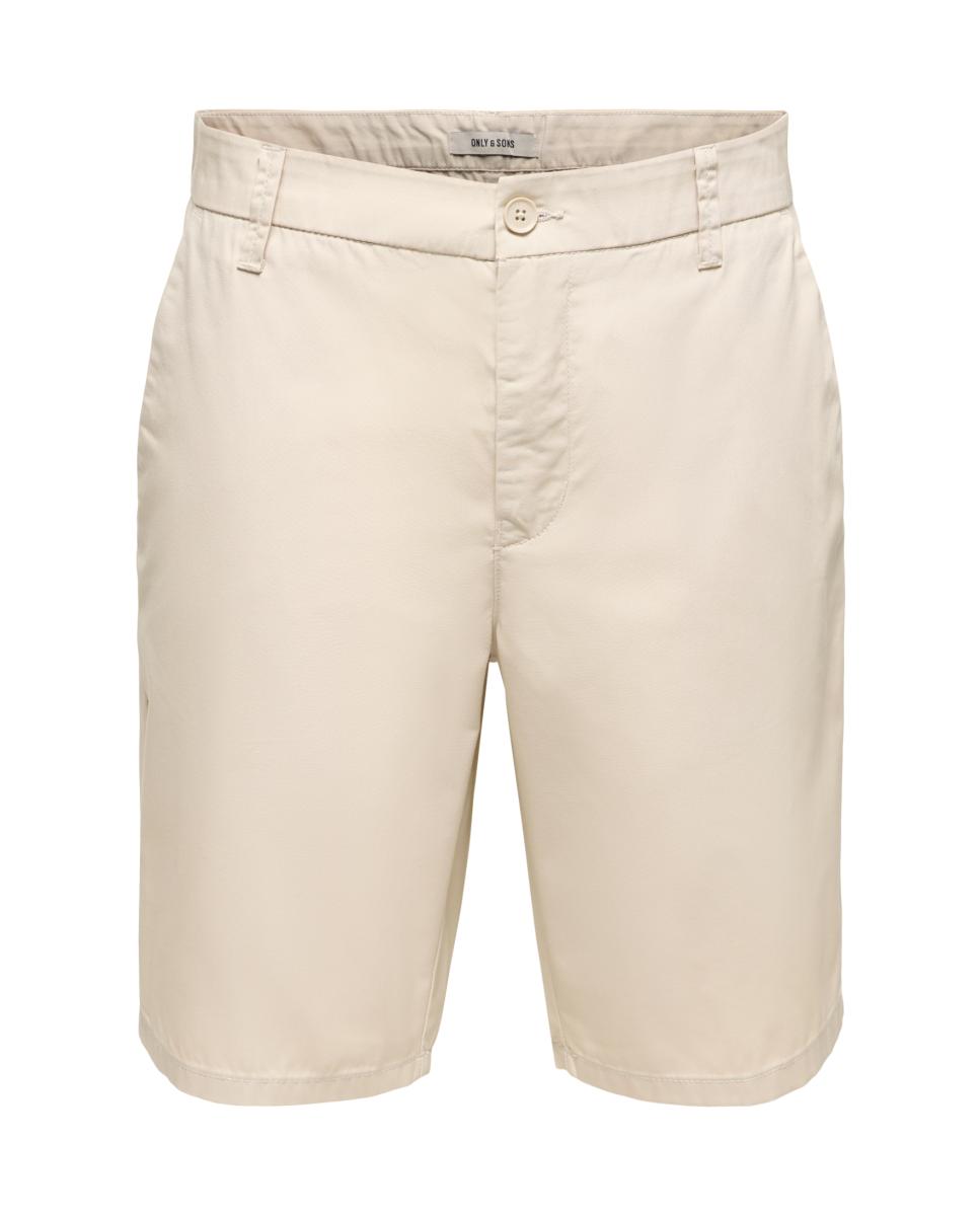 Bermudas Slim Fit Bege-2