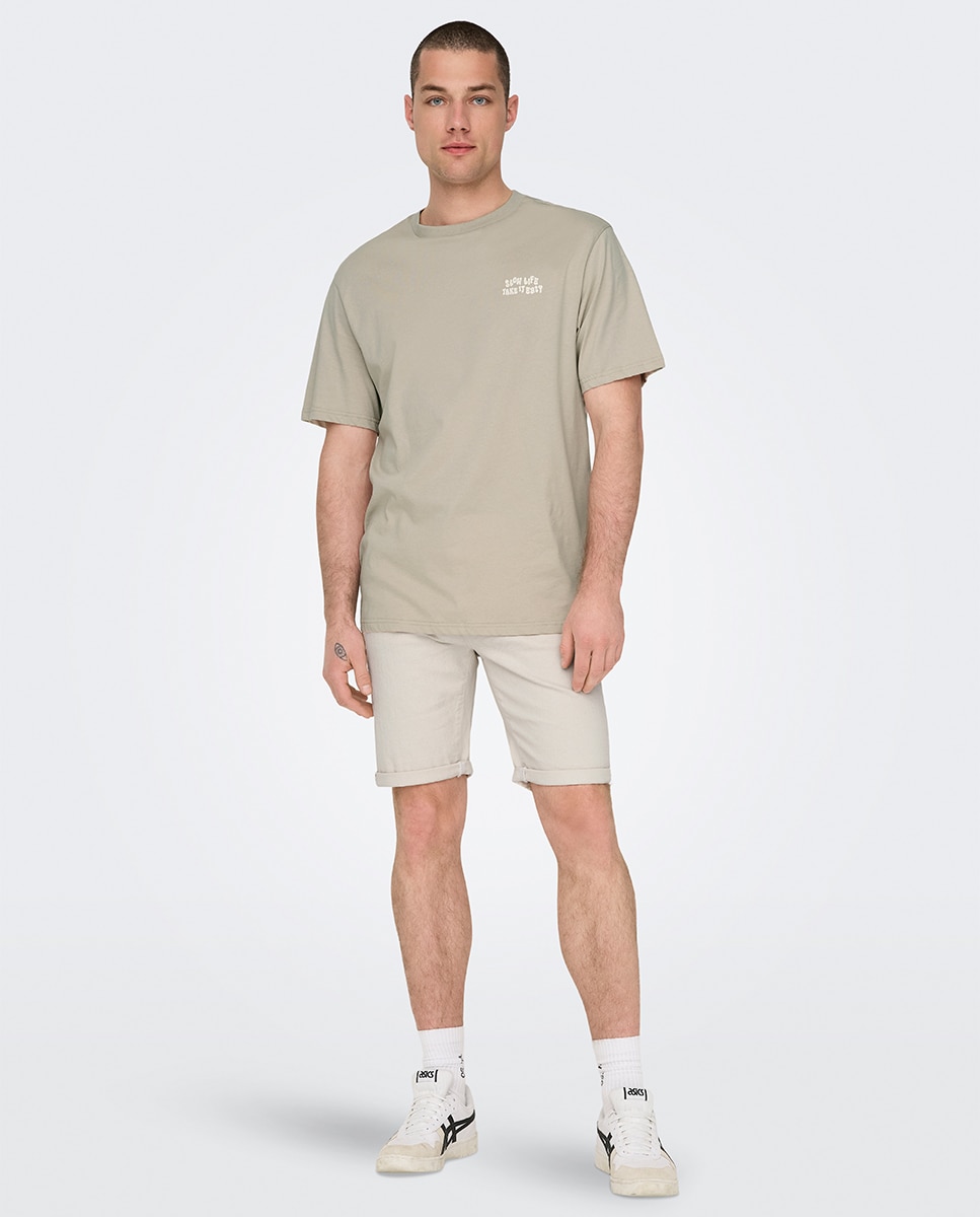 Imagem 0 de Calções de Ganga Estilo Jogger