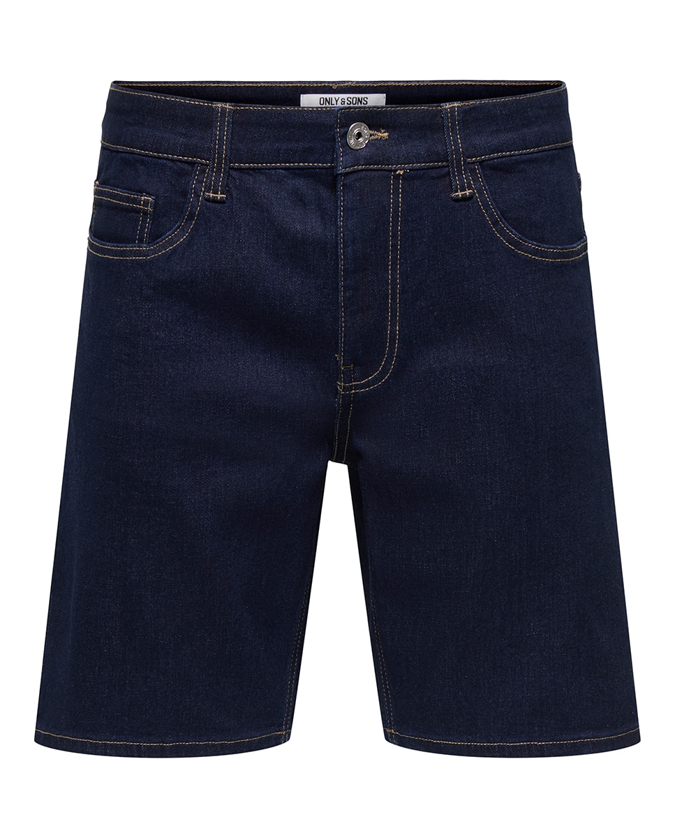 Bermudas de Ganga Regular Fit Azul-marinho-3