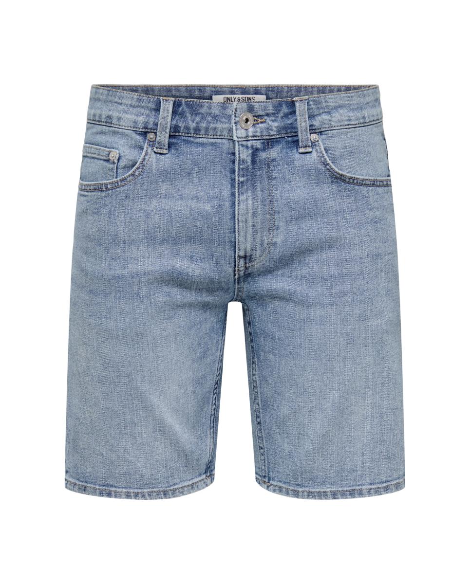 Bermudas de Ganga Regular Fit. Azul-claro-4