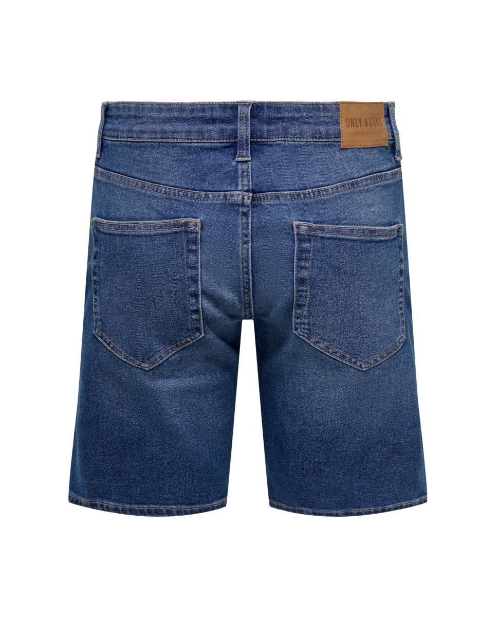 Bermudas de Ganga Regular Fit Azul-5