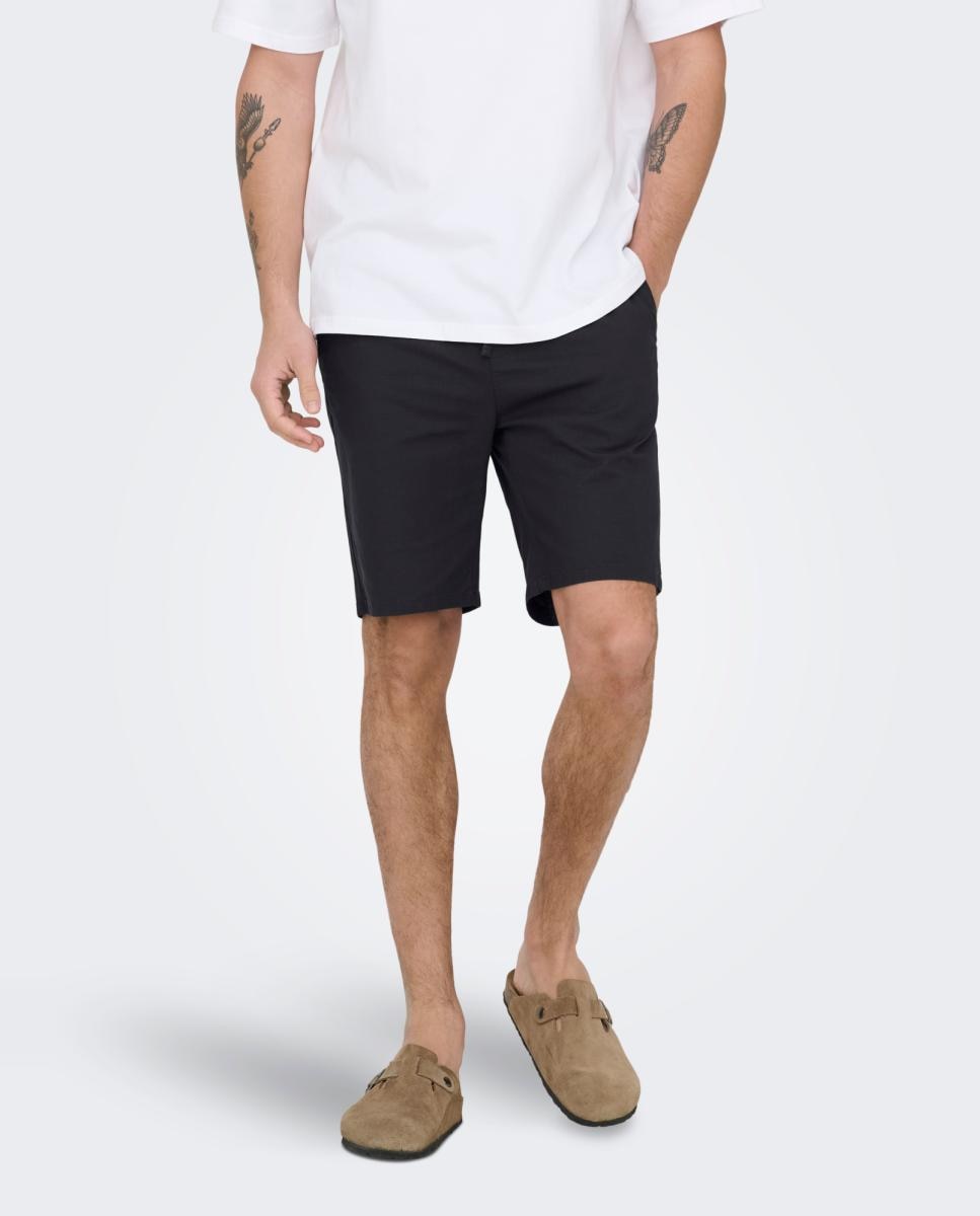 Only & Sons - Short de hombre con cinturilla elástica.