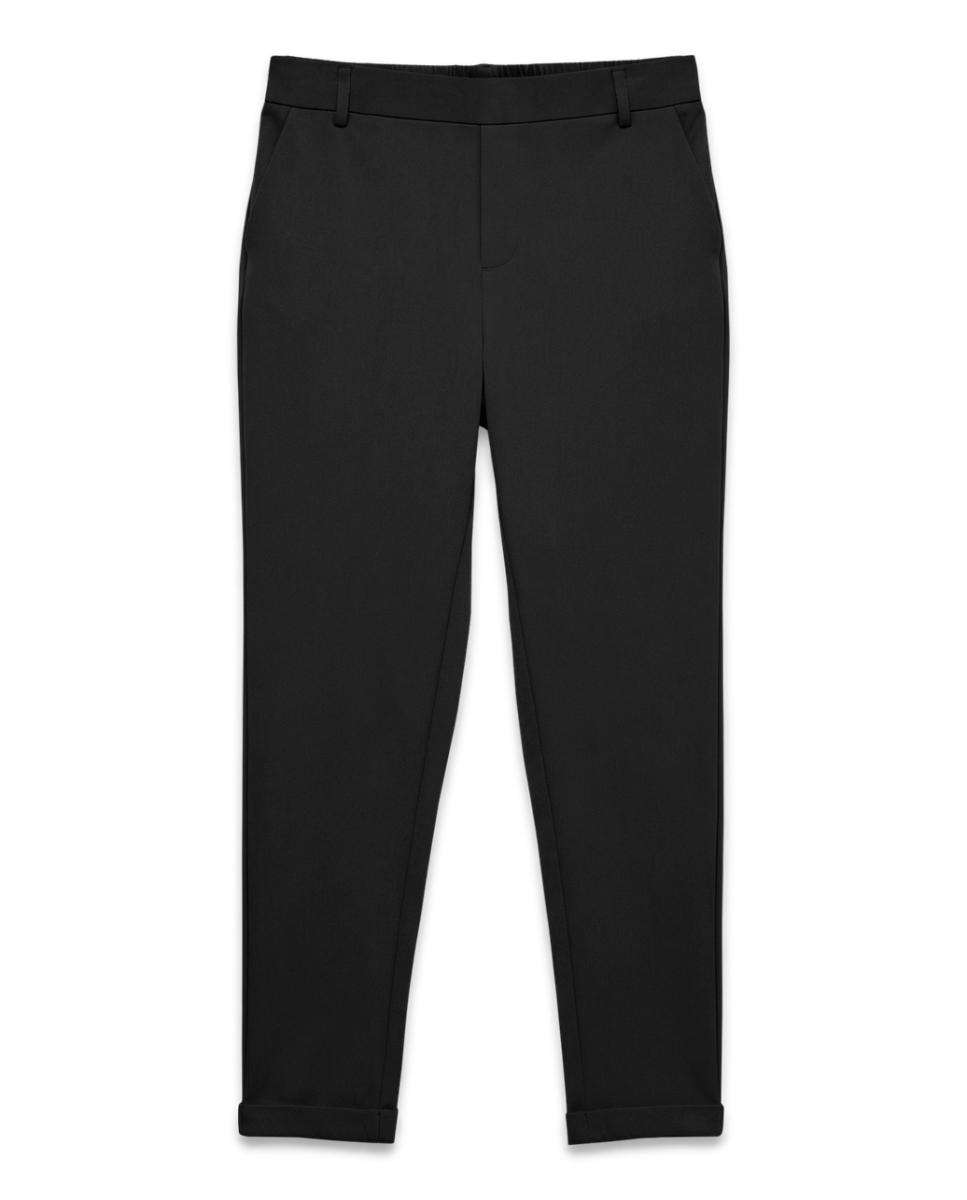 Pantalón de mujer gris de ajuste holgado - Vero Moda - Negro Negro-6