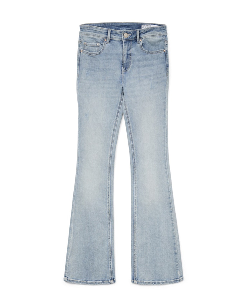 Jeans Flared Claras Azul-claro-6