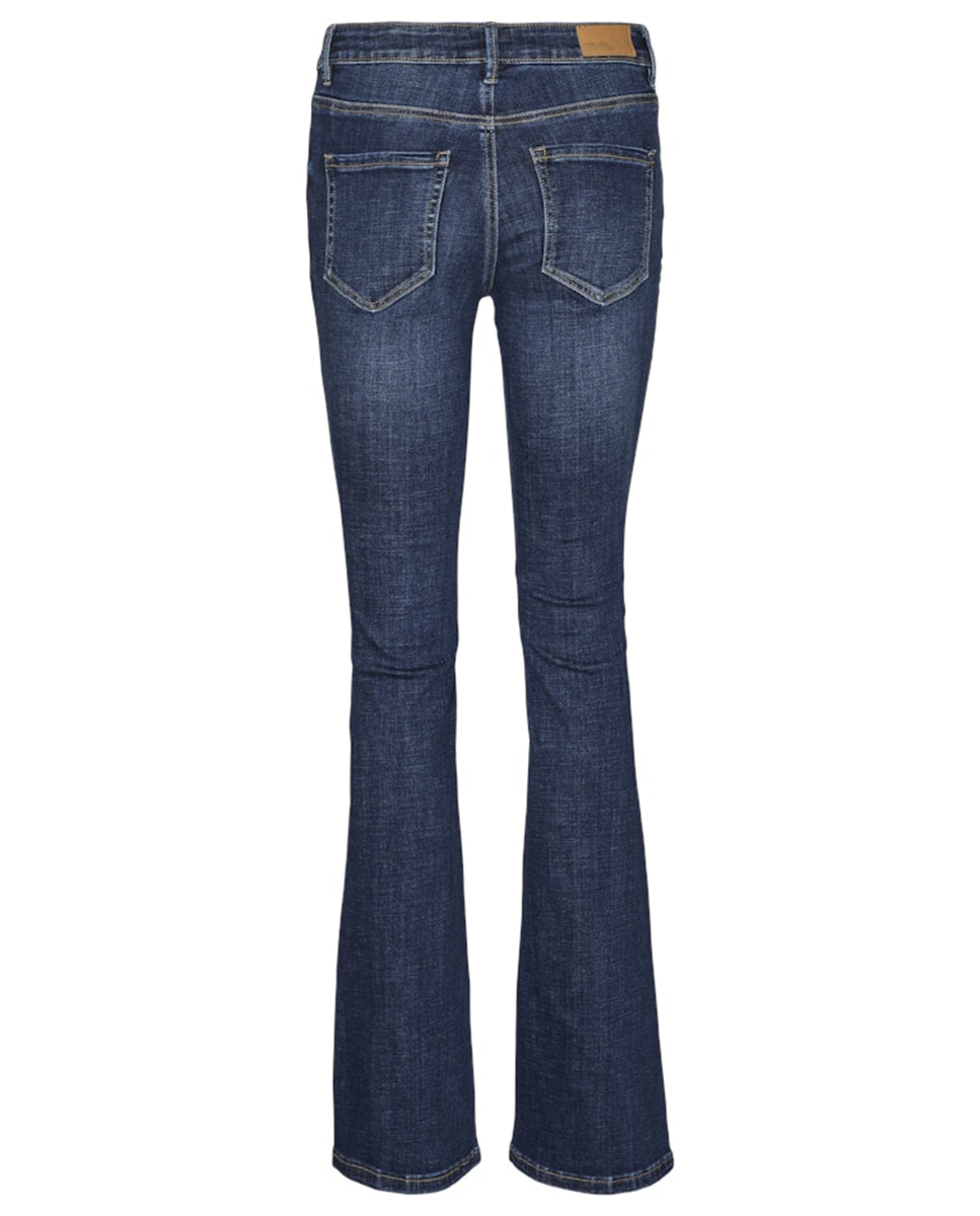 Jeans Flare Escuras Azul-índigo-7