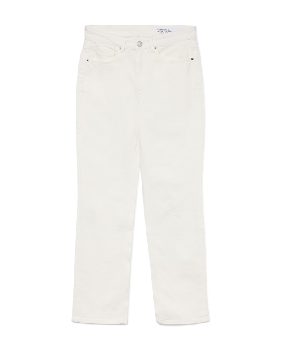Jeans Straight - Branco Branco-6