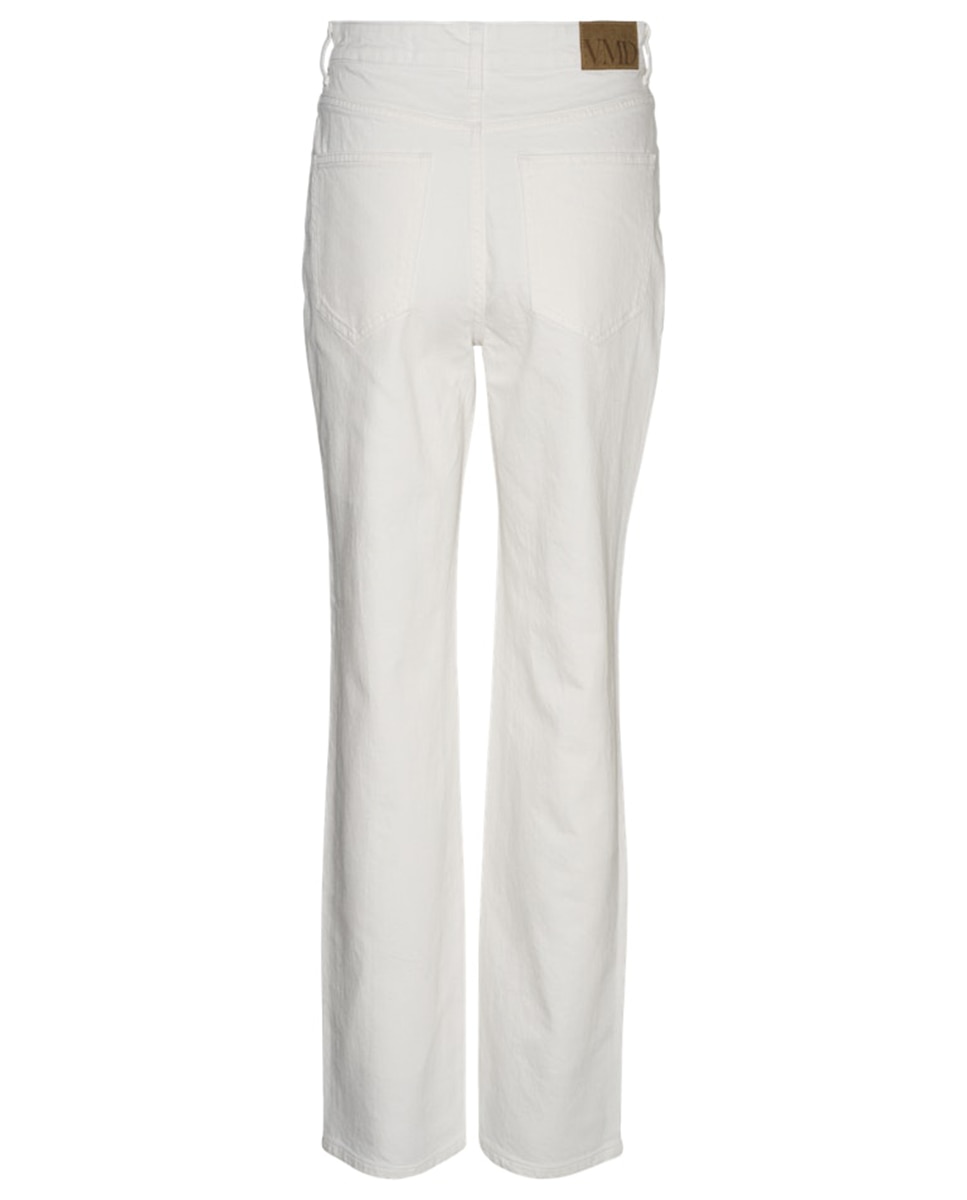Jeans Straight - Branco Branco-7