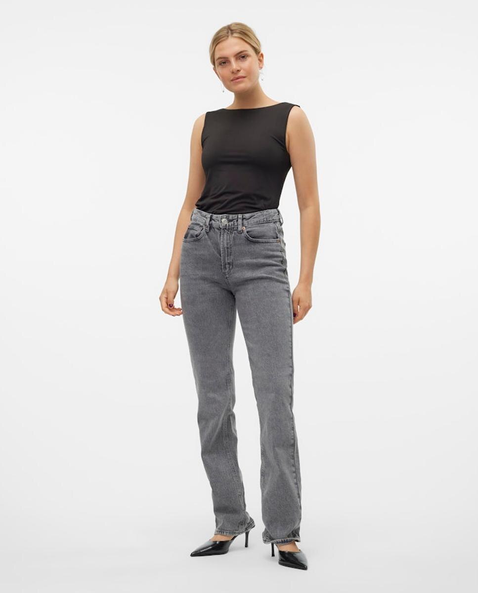 Imagem 0 de Jeans Straight com Cintura Subida