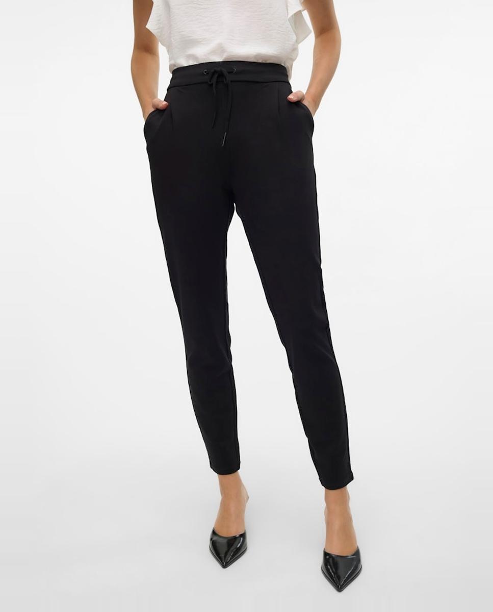 Imagen 3 de Pantalón largo de mujer tiro medio - Vero Moda - Negro Negro