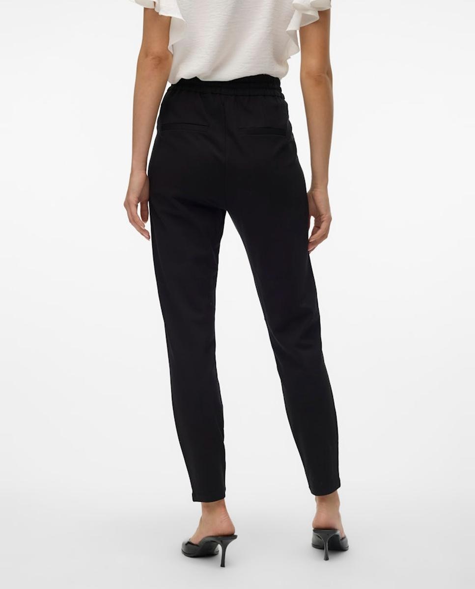 Imagen 4 de Pantalón largo de mujer tiro medio - Vero Moda - Negro Negro