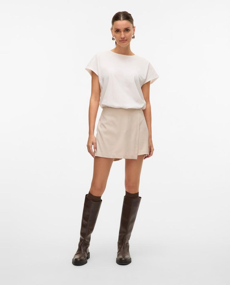 Falda pantalón corta - Vero Moda - Beige Beige-1