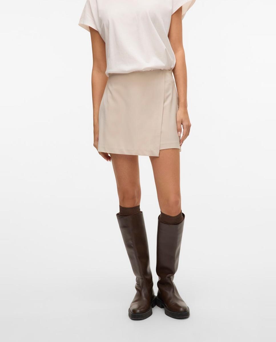 Falda pantalón corta - Vero Moda - Beige Beige-2