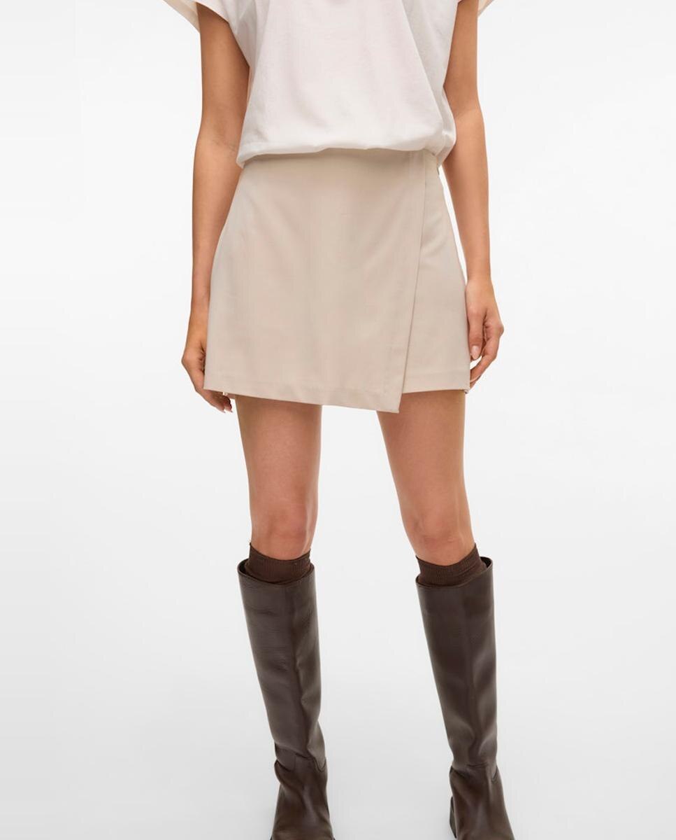 Falda pantalón corta - Vero Moda - Beige Beige-5