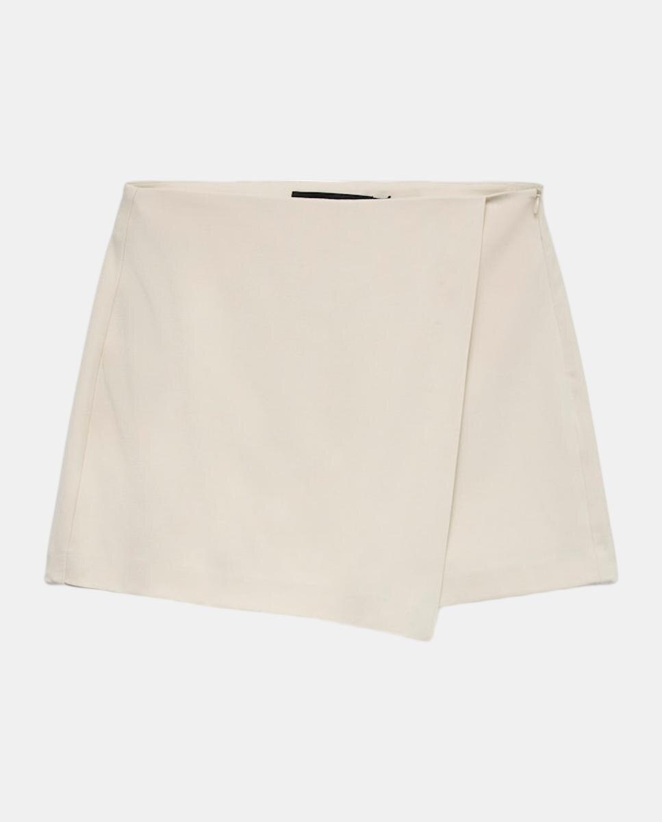 Falda pantalón corta - Vero Moda - Beige Beige-6