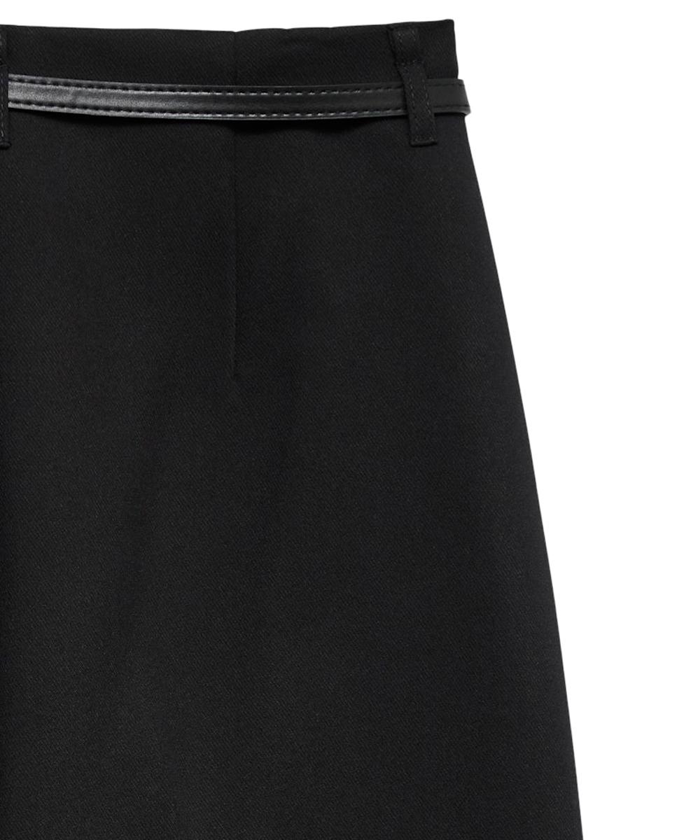 Calças Culotte com Cinto Preto-6