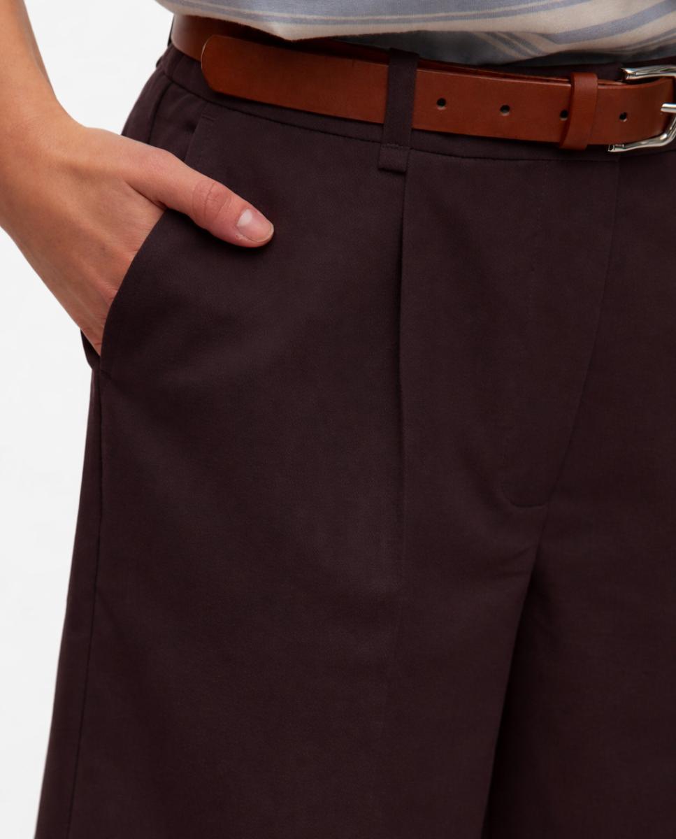 Bermudas Clássicas Castanho-2