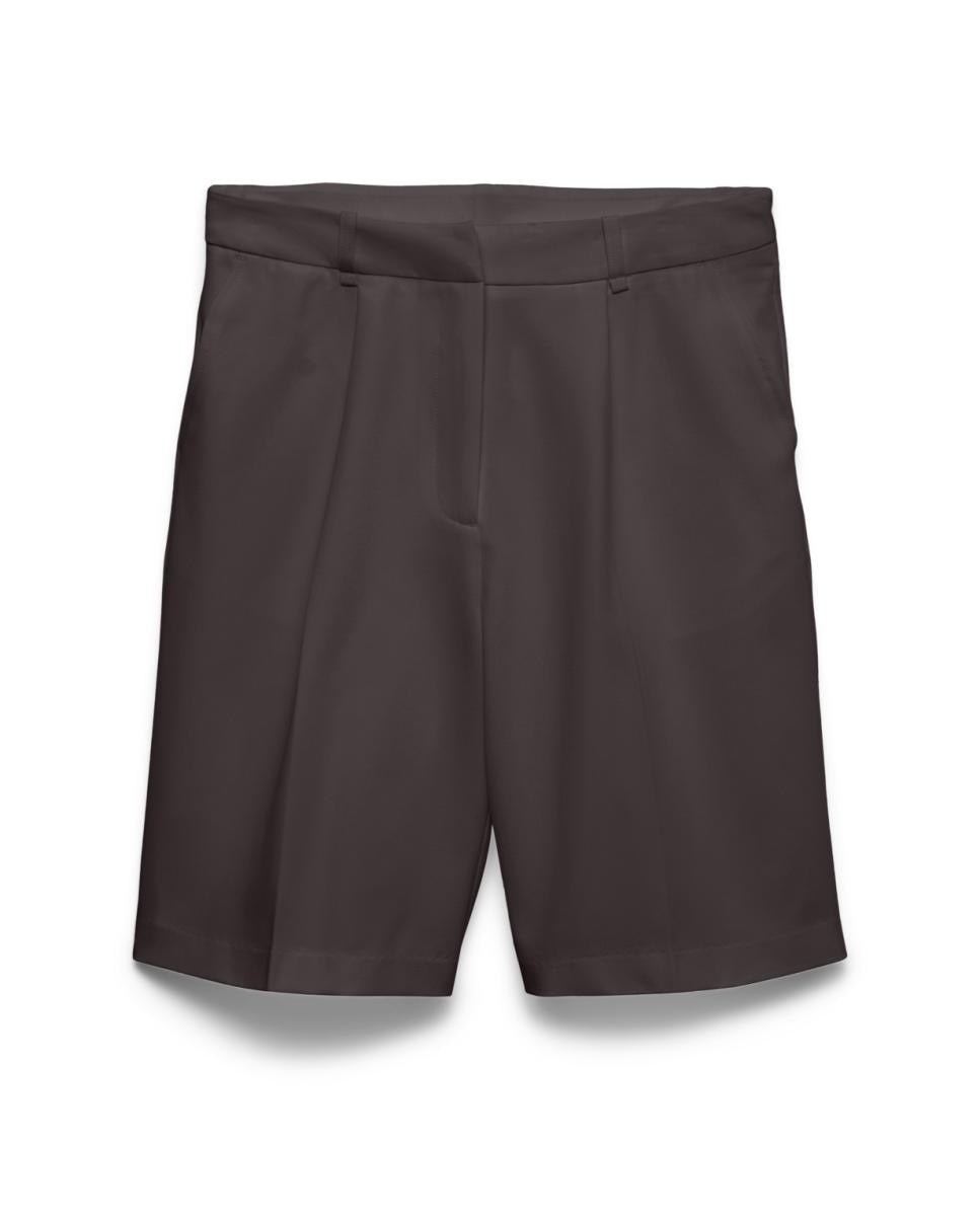 Bermudas Clássicas Castanho-3