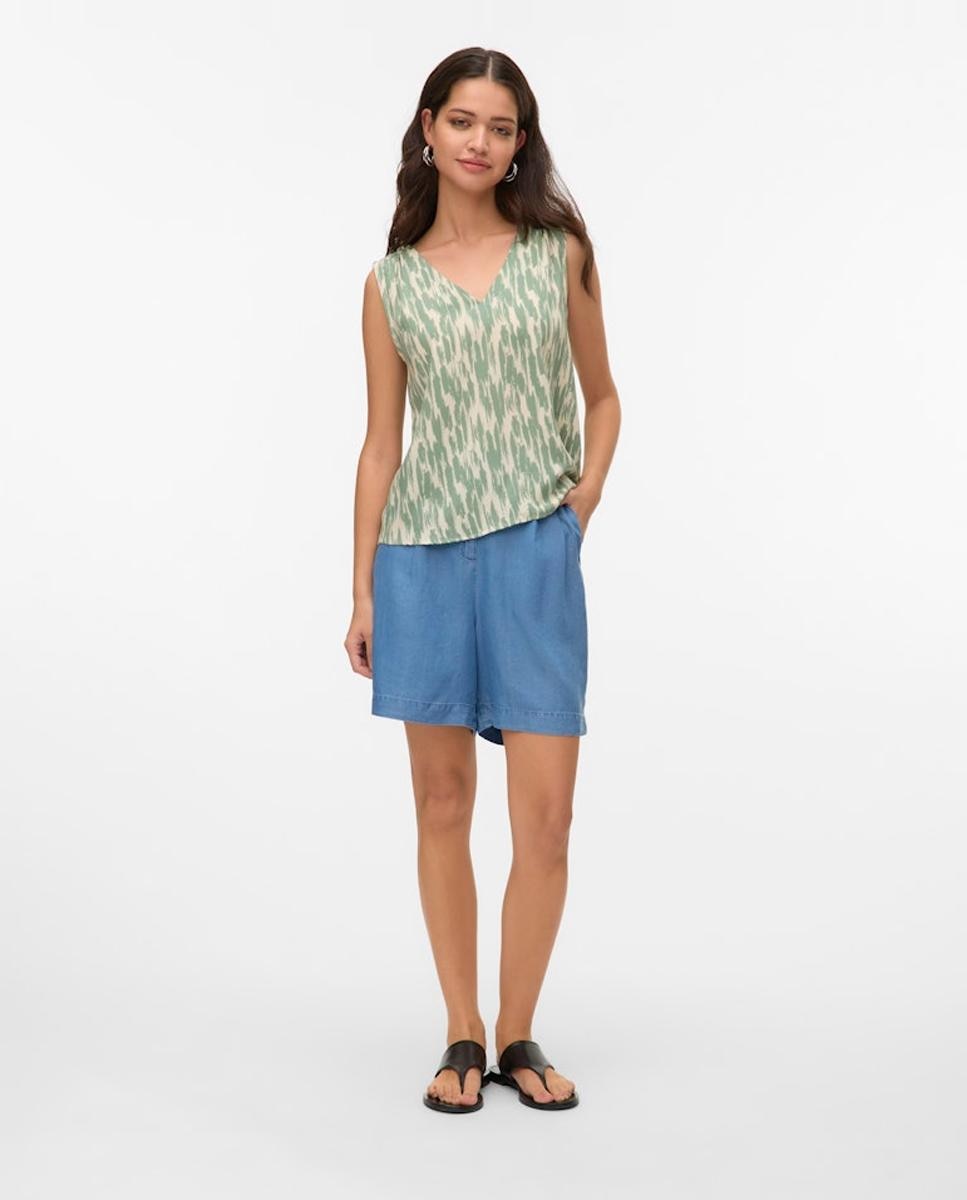 Vero Moda - Short tejido tencel de mujer con bolsillos.