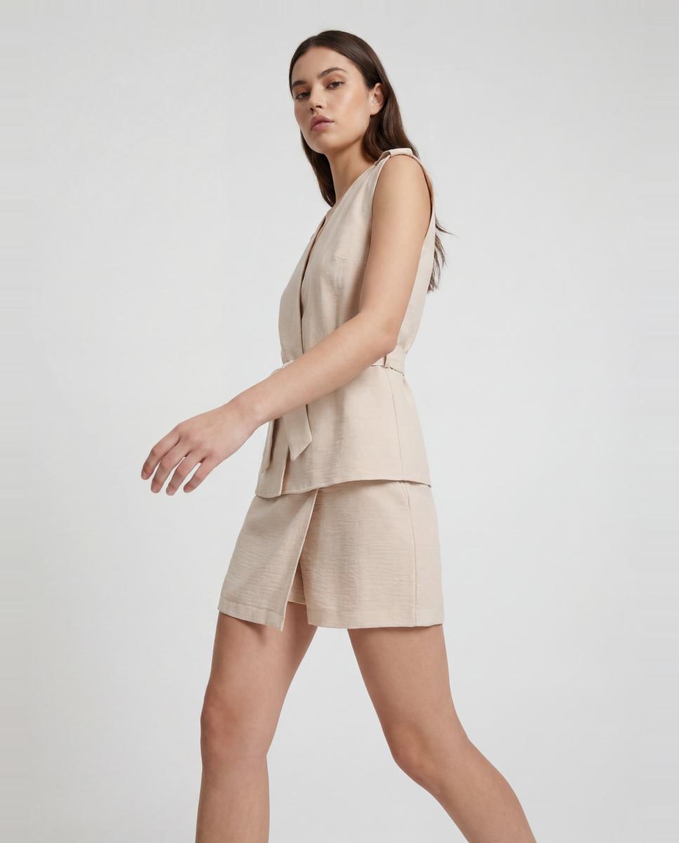 Saia-Calça com Fecho de Correr Oculto Branco-gelo-4